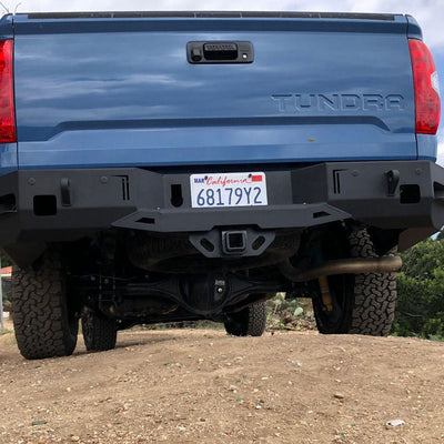 Octane Rear Bumper- With Parking Sensors<br>14-21 Toyota Tundra