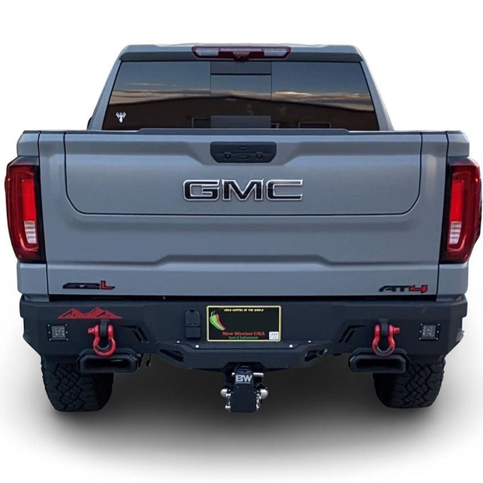 Octane Rear Bumper- No Parking Sensors<br>19-22 GMC Sierra 1500