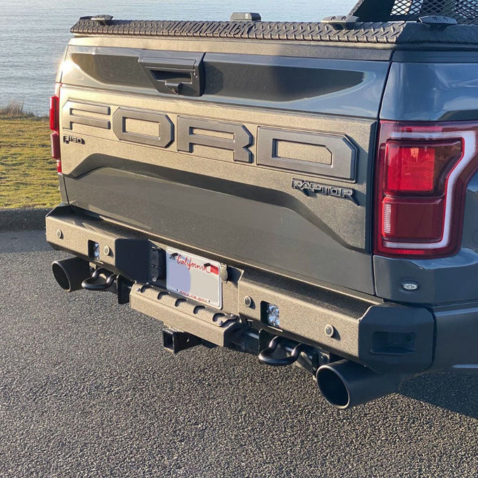 Octane Rear Bumper- No Parking Sensors<br>17-20 Ford F-150