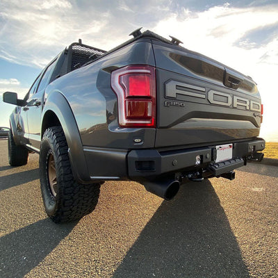 Octane Rear Bumper- No Parking Sensors<br>17-20 Ford F-150