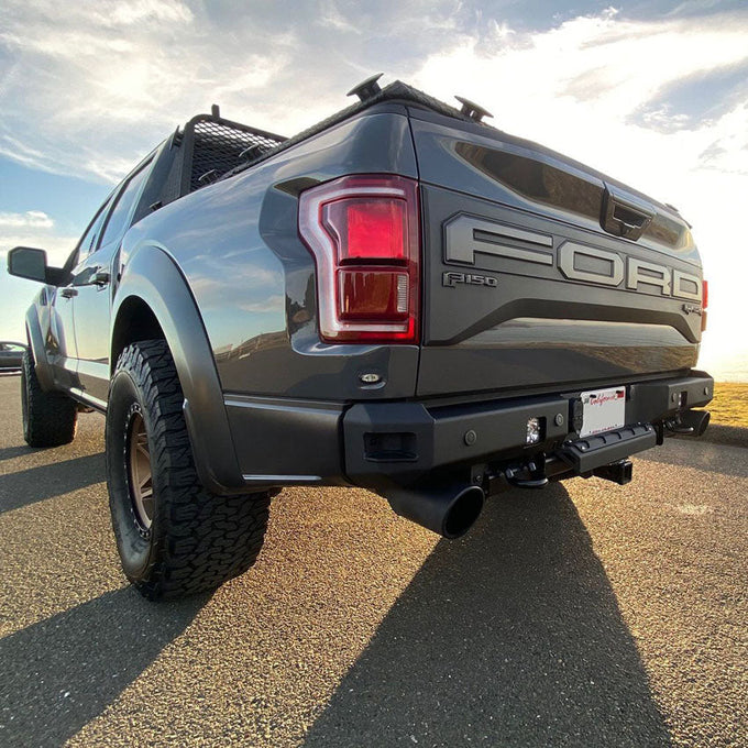 Octane Rear Bumper- With Parking Sensors<br>17-20 Ford F-150
