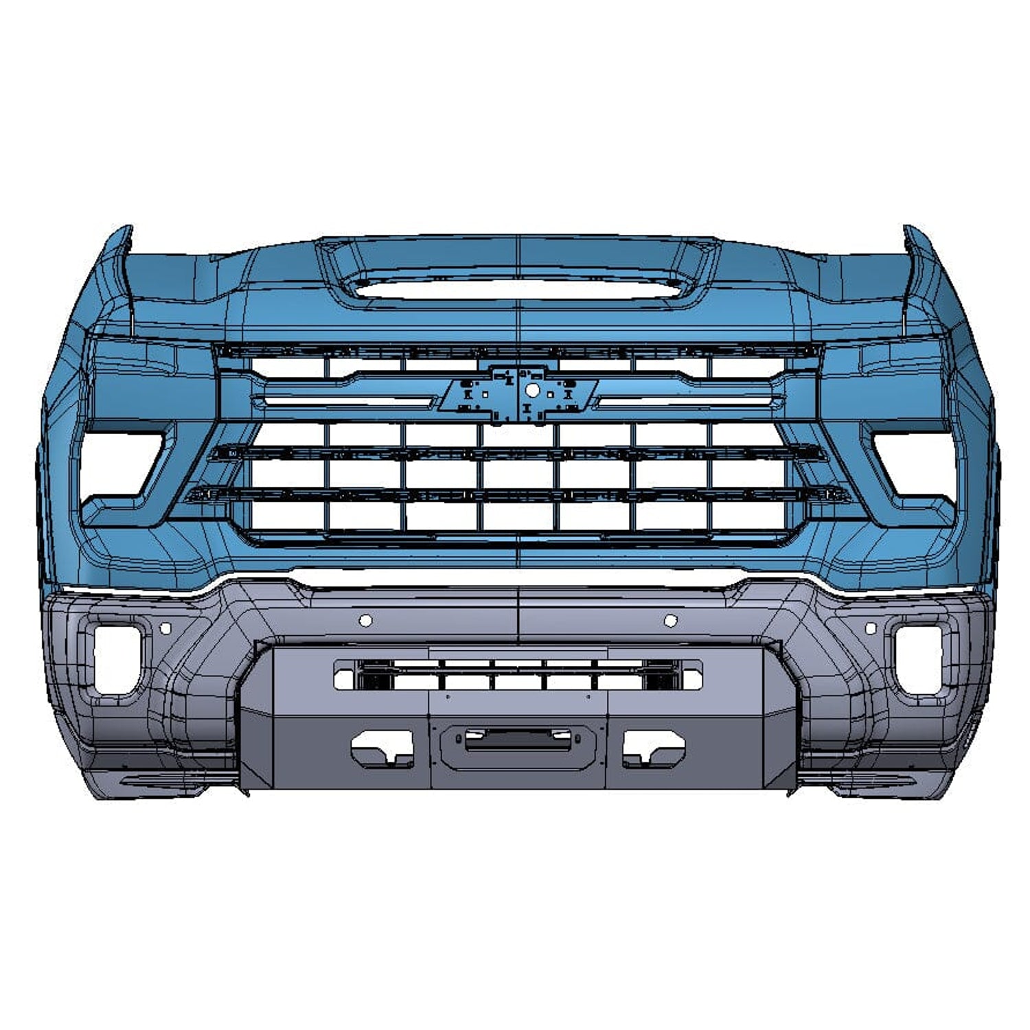 Prolite Front Bumper<br>24-25 Chevy Silverado 2500 3500 HD