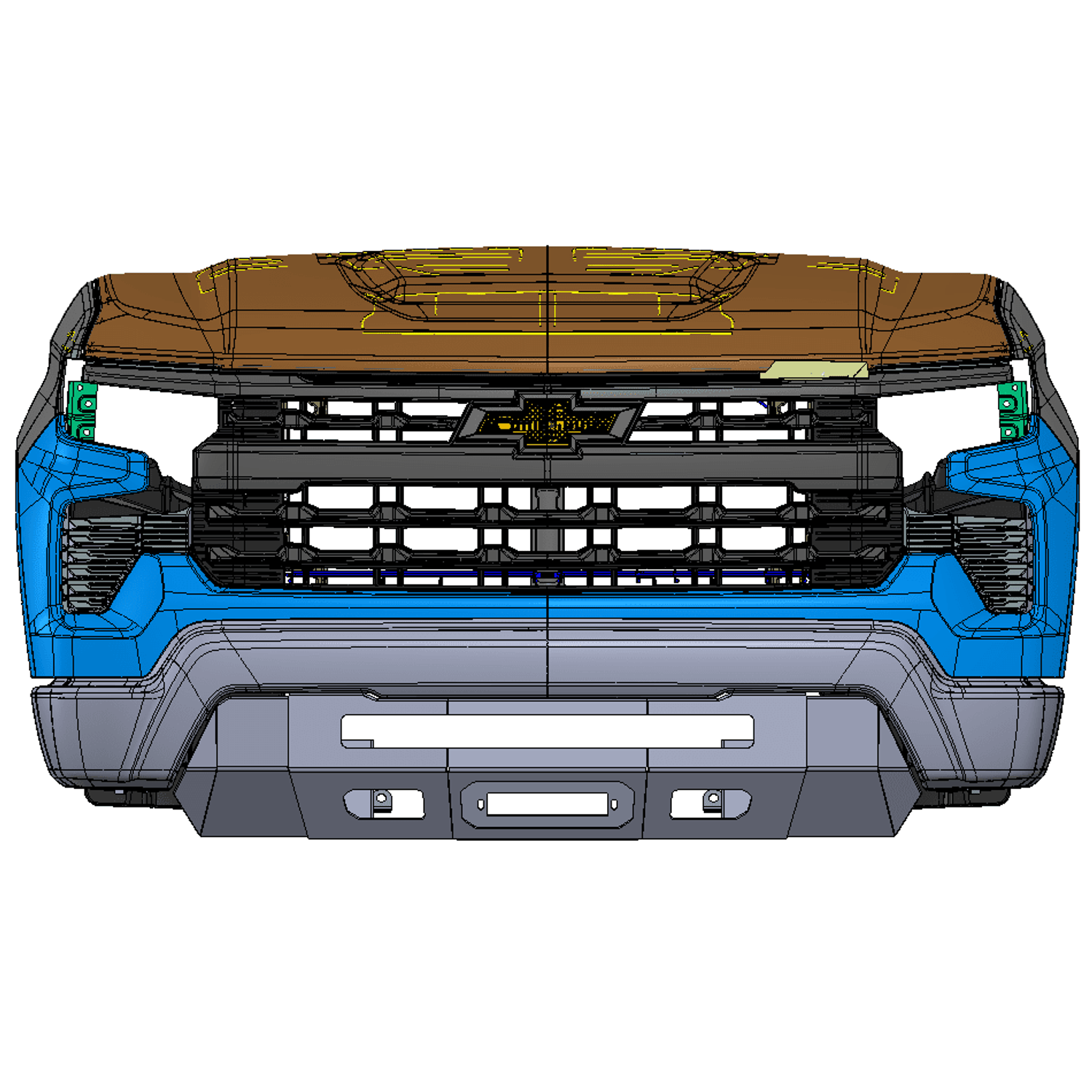Prolite Front Bumper<br>22-24 Chevy Silverado 1500