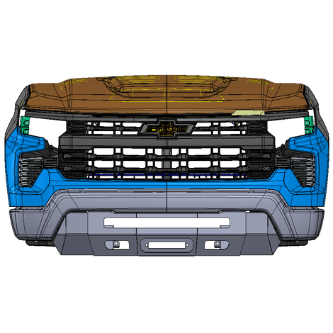 Prolite Front Bumper<br>22-24 Chevy Silverado 1500