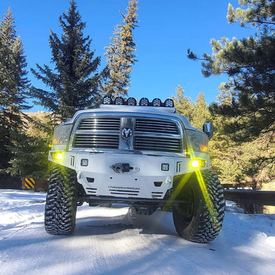 Octane Series Front Winch Bumper- No Parking Sensors<br>11-18 Ram 2500 3500
