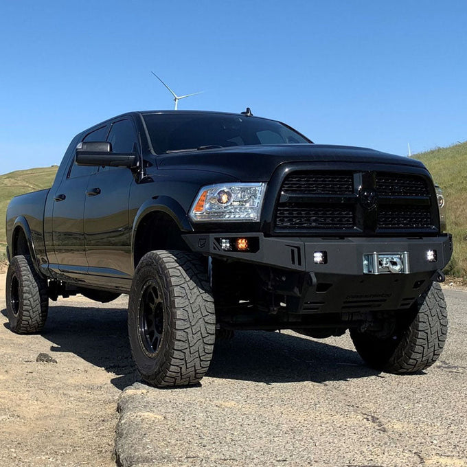 Octane Series Front Winch Bumper- No Parking Sensors<br>11-18 Ram 2500 3500