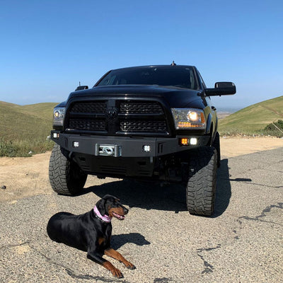 Octane Series Front Winch Bumper- No Parking Sensors<br>11-18 Ram 2500 3500