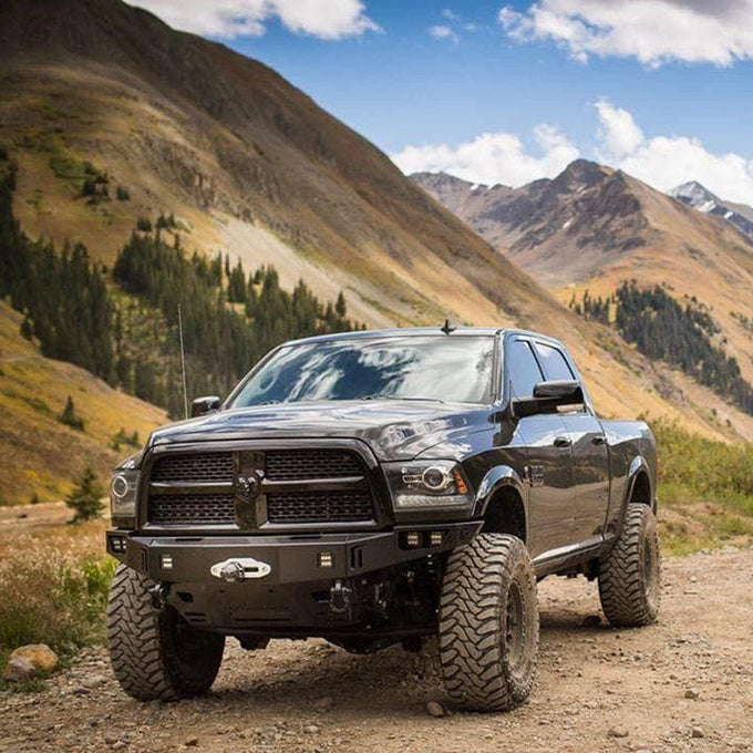 Octane Series Front Winch Bumper- No Parking Sensors<br>11-18 Ram 2500 3500