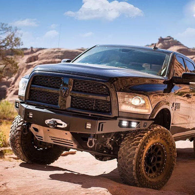 Octane Series Front Winch Bumper- No Parking Sensors<br>11-18 Ram 2500 3500