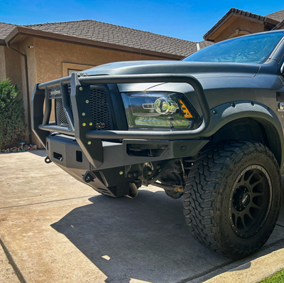 Octane Front Winch Bumper W/ Guard No Parking Sensors<br>11-18 Ram 2500 3500