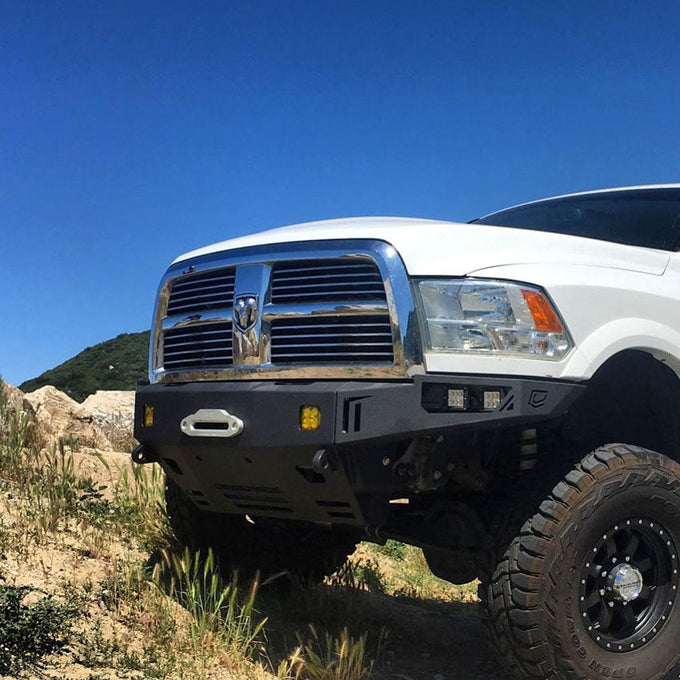 Octane Series Front Winch Bumper- With Parking Sensors<br>11-18 Ram 2500 3500