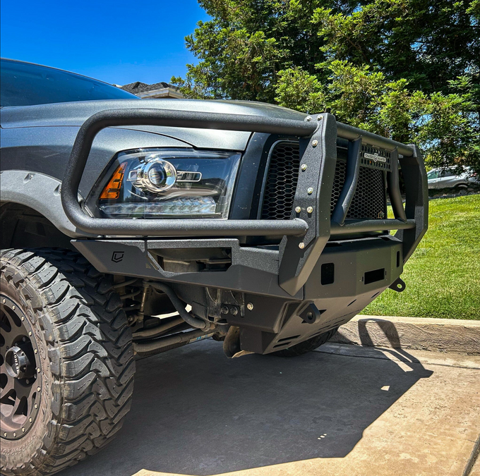 Octane Front Winch Bumper W/Guard With Parking Sensors<br>11-18 Ram 2500 3500