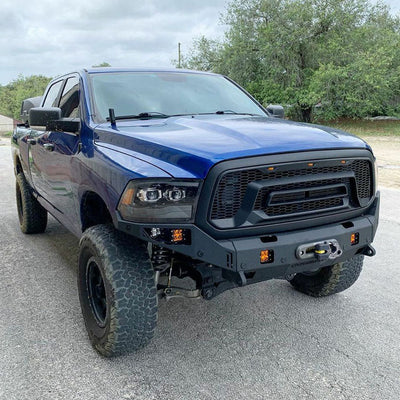 Octane Series Front Winch Bumper- No Parking Sensors<br>11-18 Ram 1500