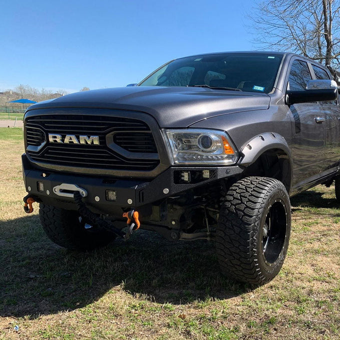 Octane Series Front Winch Bumper- No Parking Sensors<br>11-18 Ram 1500