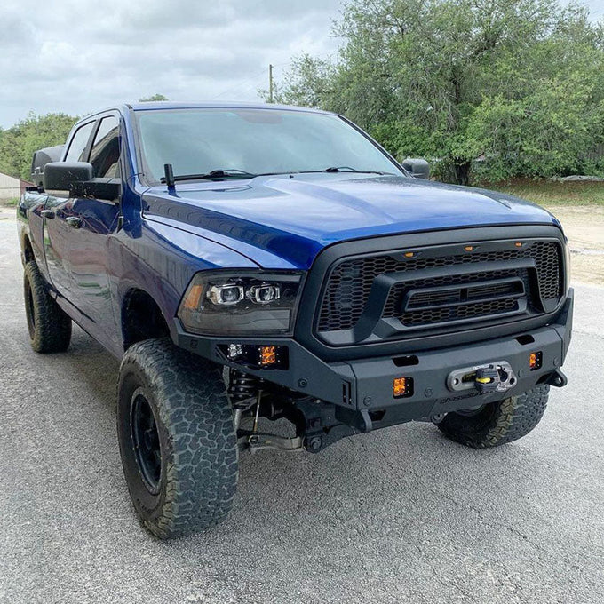 Octane Series Front Winch Bumper- With Parking Sensors<br>11-18 Ram 1500