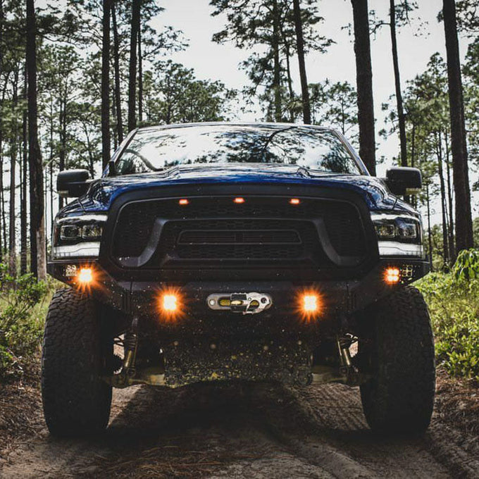 Octane Series Front Winch Bumper- With Parking Sensors<br>11-18 Ram 1500