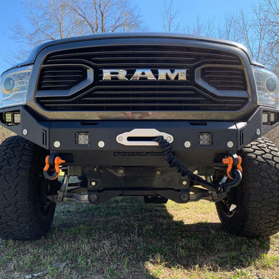 Octane Series Front Winch Bumper- With Parking Sensors<br>11-18 Ram 1500