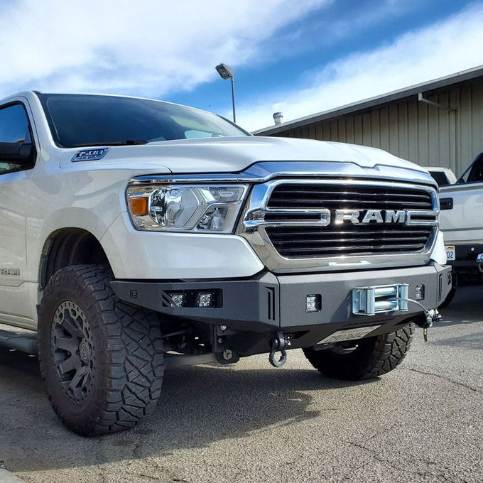 Octane Series Front Winch Bumper- No Parking Sensors<br>19-21 Ram 1500