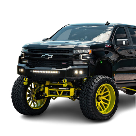 Octane Winch Bumper- With Parking Sensors<br>19-25 Chevy Silverado 1500