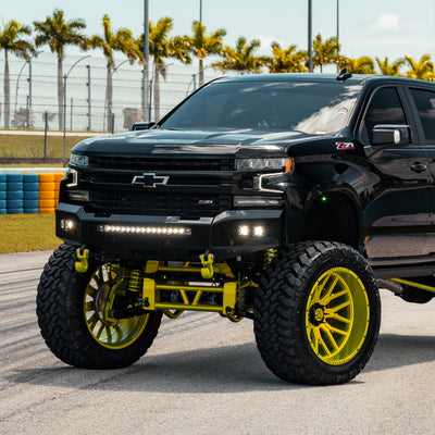 Octane Winch Bumper- With Parking Sensors<br>19-25 Chevy Silverado 1500