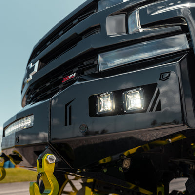 Octane Winch Bumper- With Parking Sensors<br>19-25 Chevy Silverado 1500