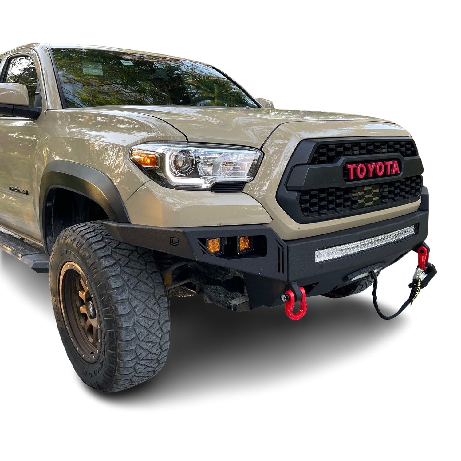 Octane Front Winch Bumper<br>16-23 Toyota Tacoma