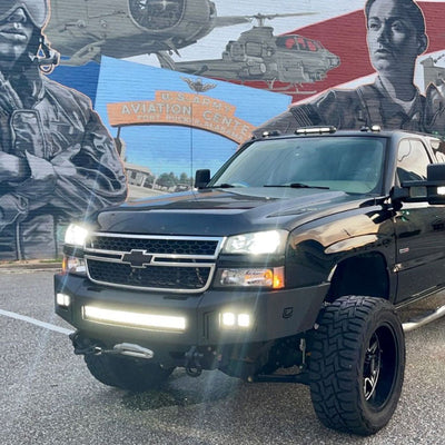 Octane Front Winch Bumper<br>03-04 Chevy Silverado 2500, 03-06 3500