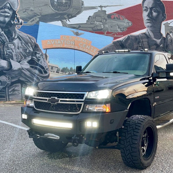Octane Front Winch Bumper<br>03-04 Chevy Silverado 2500, 03-06 3500