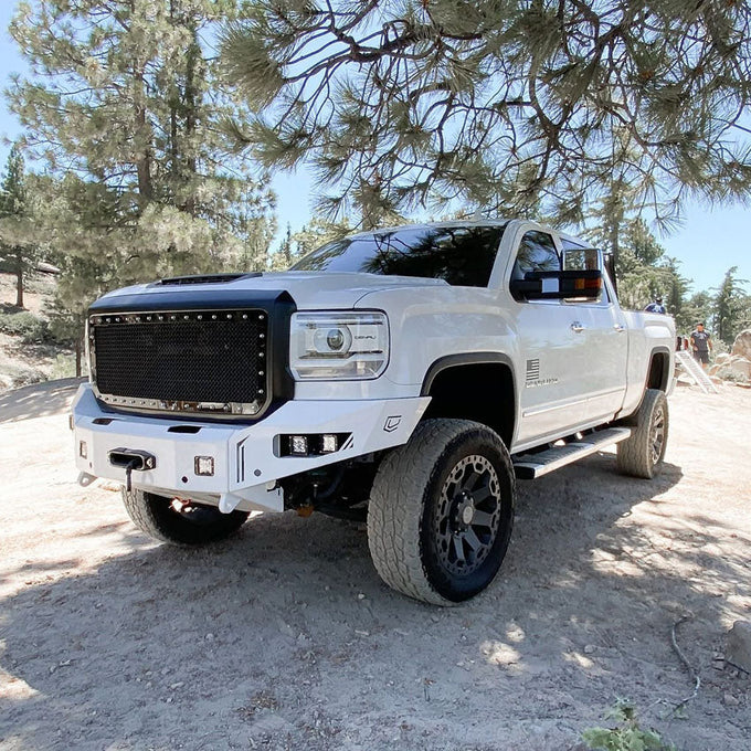Octane Winch Bumper- No Parking Sensors<br>15-19 GMC 2500 3500 HD