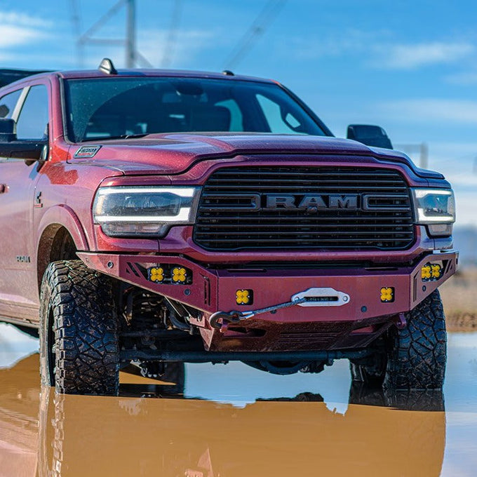 Octane Series Front Winch Bumper- No Parking Sensors<br>19-23 Ram 2500 3500