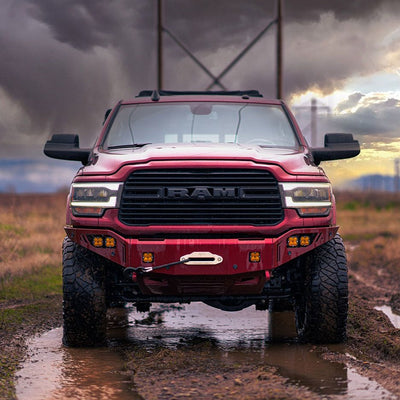 Octane Series Front Winch Bumper- No Parking Sensors<br>19-23 Ram 2500 3500