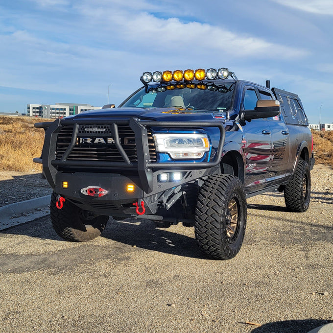 Octane Front Winch Bumper W/ Guard<br>19-23 Ram 2500 3500
