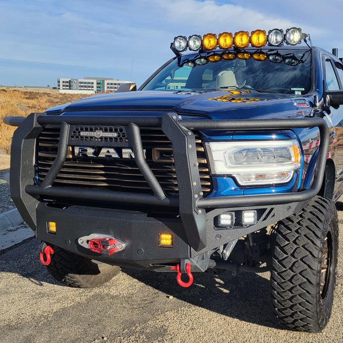Octane Front Winch Bumper W/ Guard<br>19-23 Ram 2500 3500