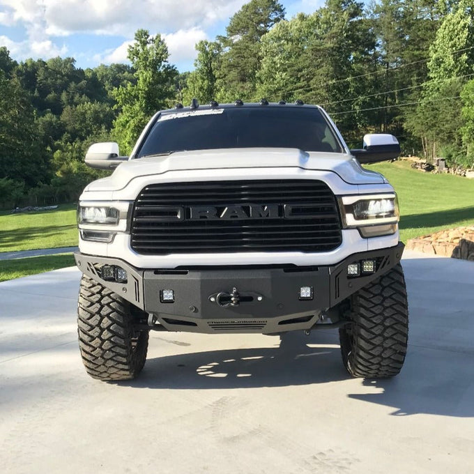 Octane Series Front Winch Bumper- With Parking Sensors<br>19-23 Ram 2500 3500