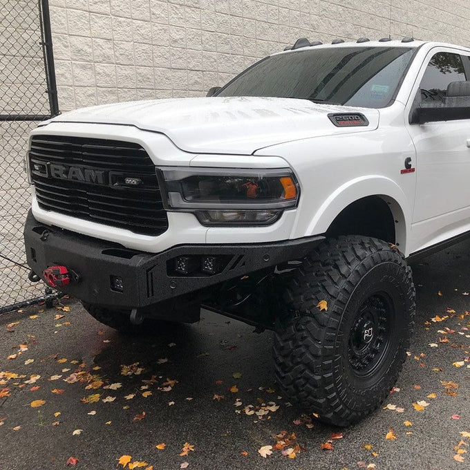 Octane Series Front Winch Bumper- With Parking Sensors<br>19-23 Ram 2500 3500