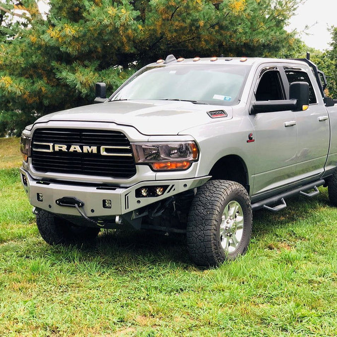 Octane Series Front Winch Bumper- With Parking Sensors<br>19-23 Ram 2500 3500