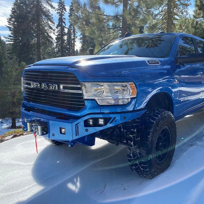 Octane Series Front Winch Bumper- With Parking Sensors<br>19-23 Ram 2500 3500