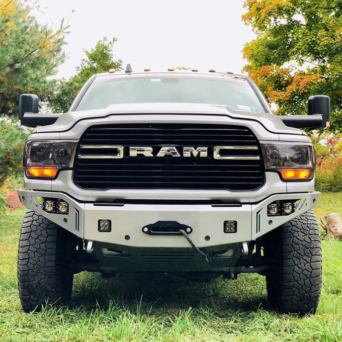 Octane Series Front Winch Bumper- With Parking Sensors<br>19-23 Ram 2500 3500