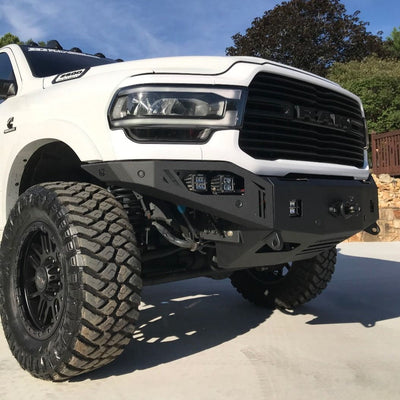 Octane Series Front Winch Bumper- With Parking Sensors<br>19-23 Ram 2500 3500