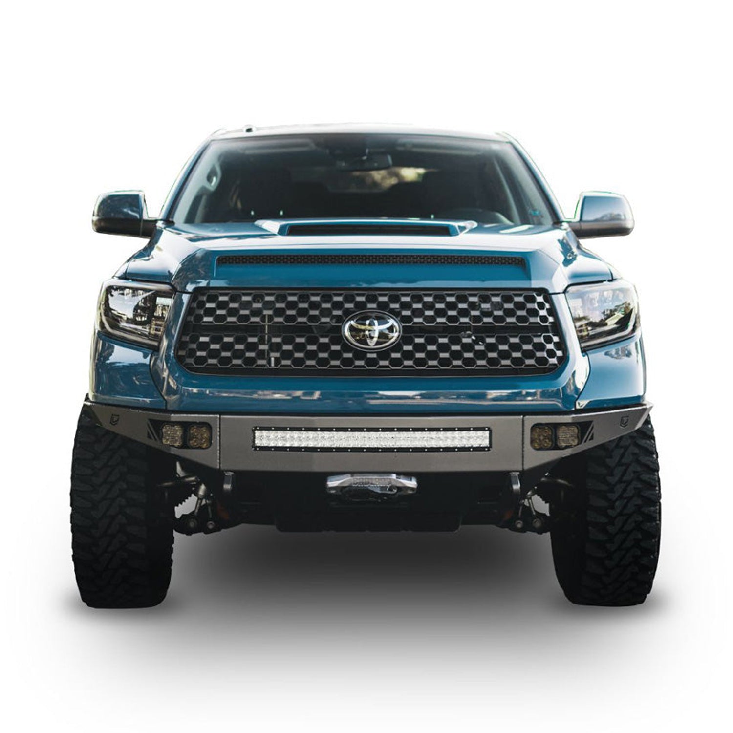 Octane Front Winch Bumper- With Parking Sensors<br>14-21 Toyota Tundra