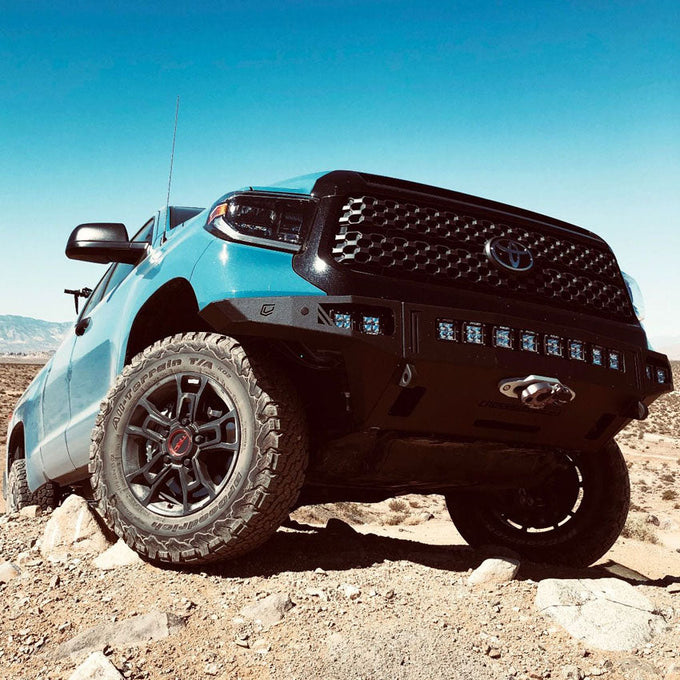 Octane Front Winch Bumper- With Parking Sensors<br>14-21 Toyota Tundra