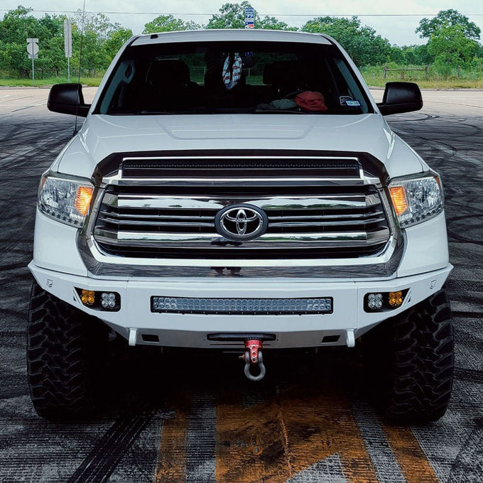 Octane Front Winch Bumper- With Parking Sensors<br>14-21 Toyota Tundra