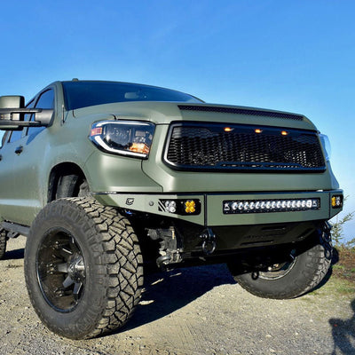 Octane Front Winch Bumper- With Parking Sensors<br>14-21 Toyota Tundra