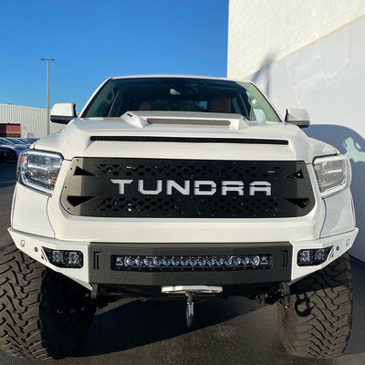 Octane Front Winch Bumper- With Parking Sensors<br>14-21 Toyota Tundra