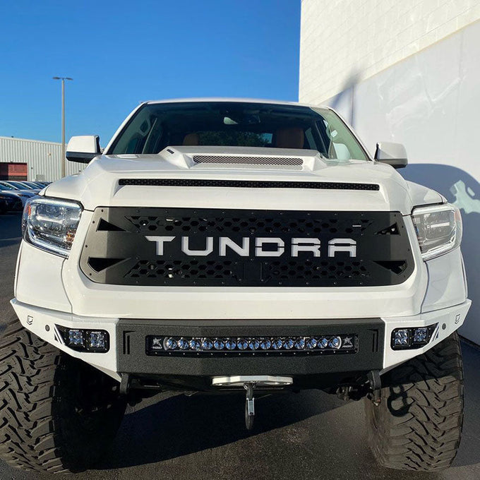 Octane Front Winch Bumper- With Parking Sensors<br>14-21 Toyota Tundra