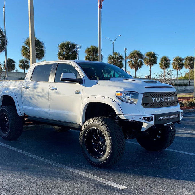 Octane Front Winch Bumper- With Parking Sensors<br>14-21 Toyota Tundra