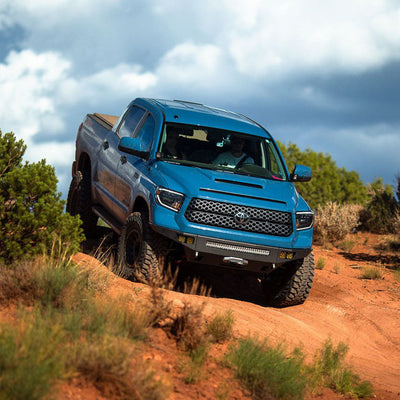 Octane Front Winch Bumper- With Parking Sensors<br>14-21 Toyota Tundra