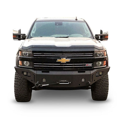 Octane Front Winch Bumper- No Parking Sensors<br>15-19 Chevy Silverado 2500 3500 HD