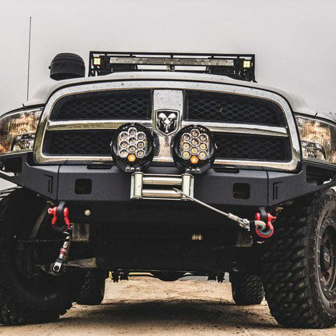 Octane Front Winch Bumper- With Parking Sensors<br>11-18 Ram 1500