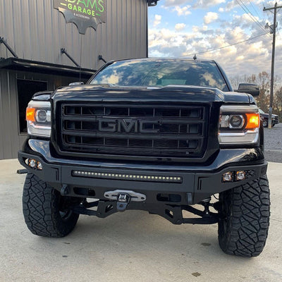 Octane Front Winch Bumper- No Parking Sensors<br>14-15 GMC Sierra 1500
